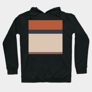 A magnificent farrago of Beige, Arsenic, Brown (Crayola) and Deep Taupe stripes. Hoodie